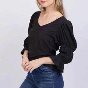 Nation LTD Black Women's Top